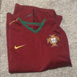 Vintage Nike Portugal National soccer team jersey